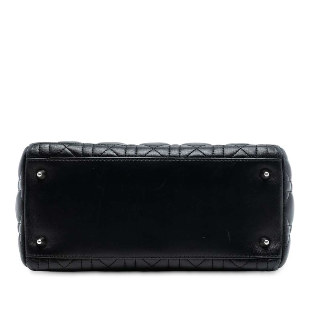 Dior Medium Lambskin Cannage Lady Dior - 3