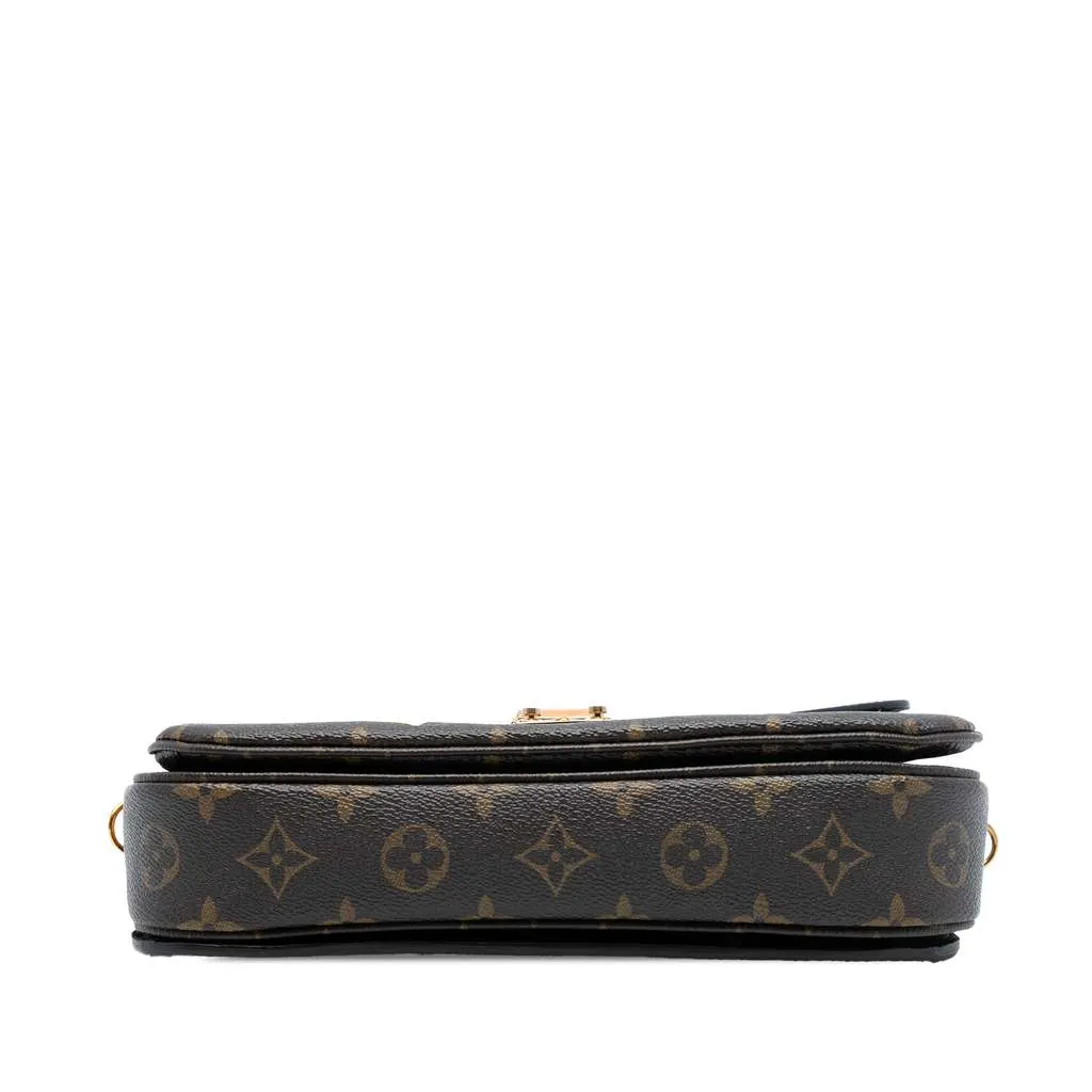 Louis Vuitton Monogram Love Lock Pochette Metis Brown Very good - Inside View