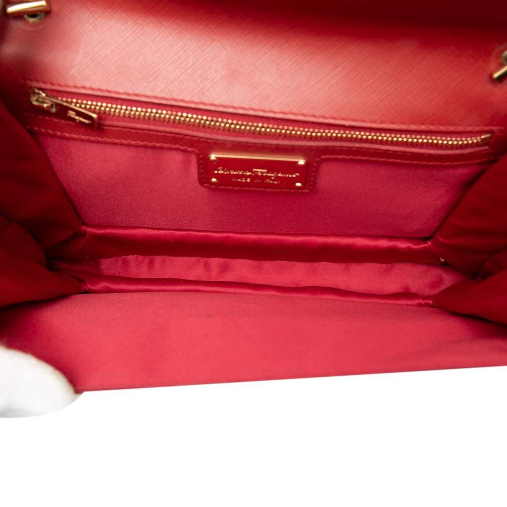 Salvatore Ferragamo Medium Leather Vara Ginny Crossbody - 4