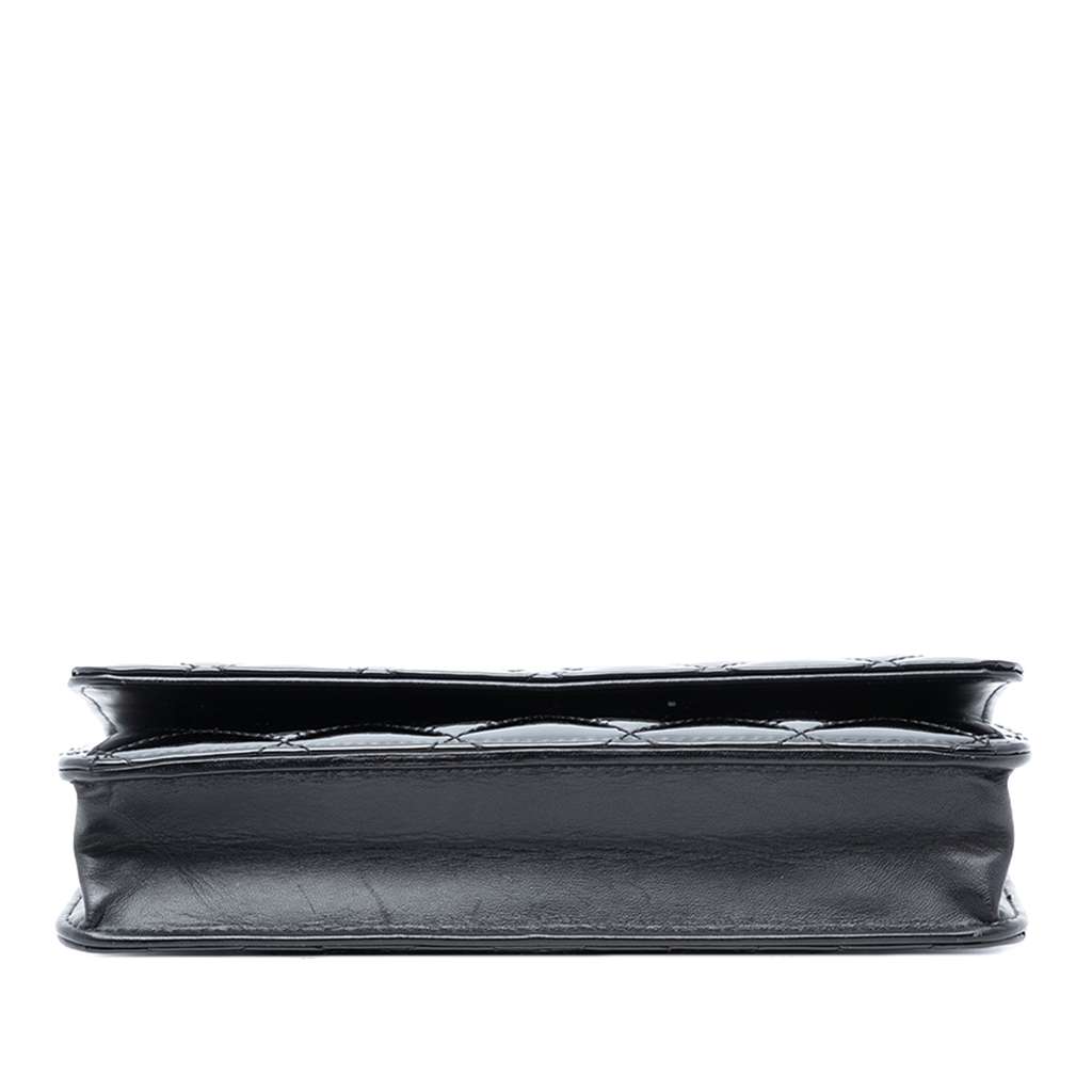 Chanel CC Quilted Patent Wallet On Chain - 3