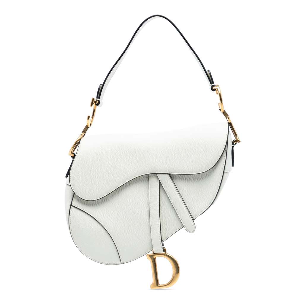 Dior Grained Calfskin Saddle Bag