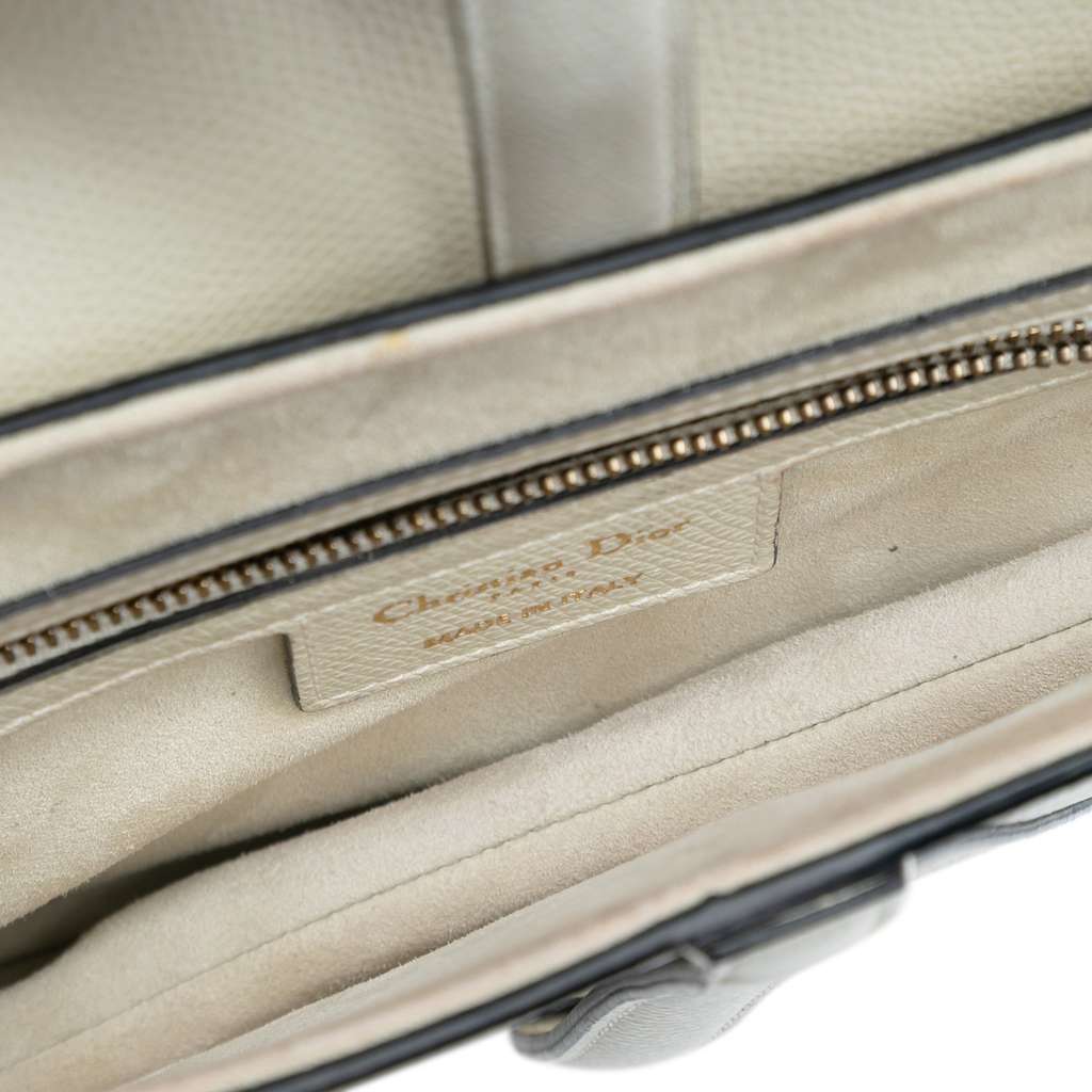 Dior Grained Calfskin Saddle Bag - 4