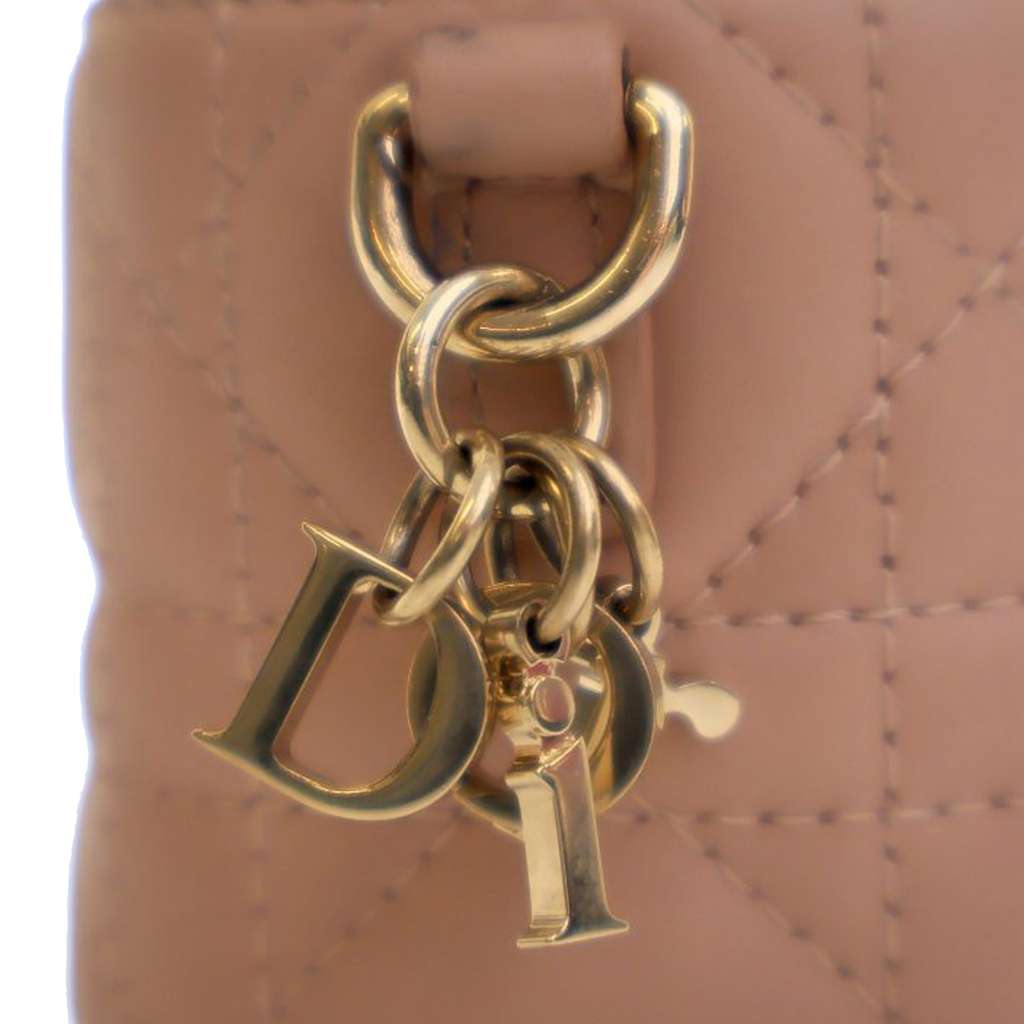 Dior Micro Lambskin Cannage Lady Dior Vanity Case - 5