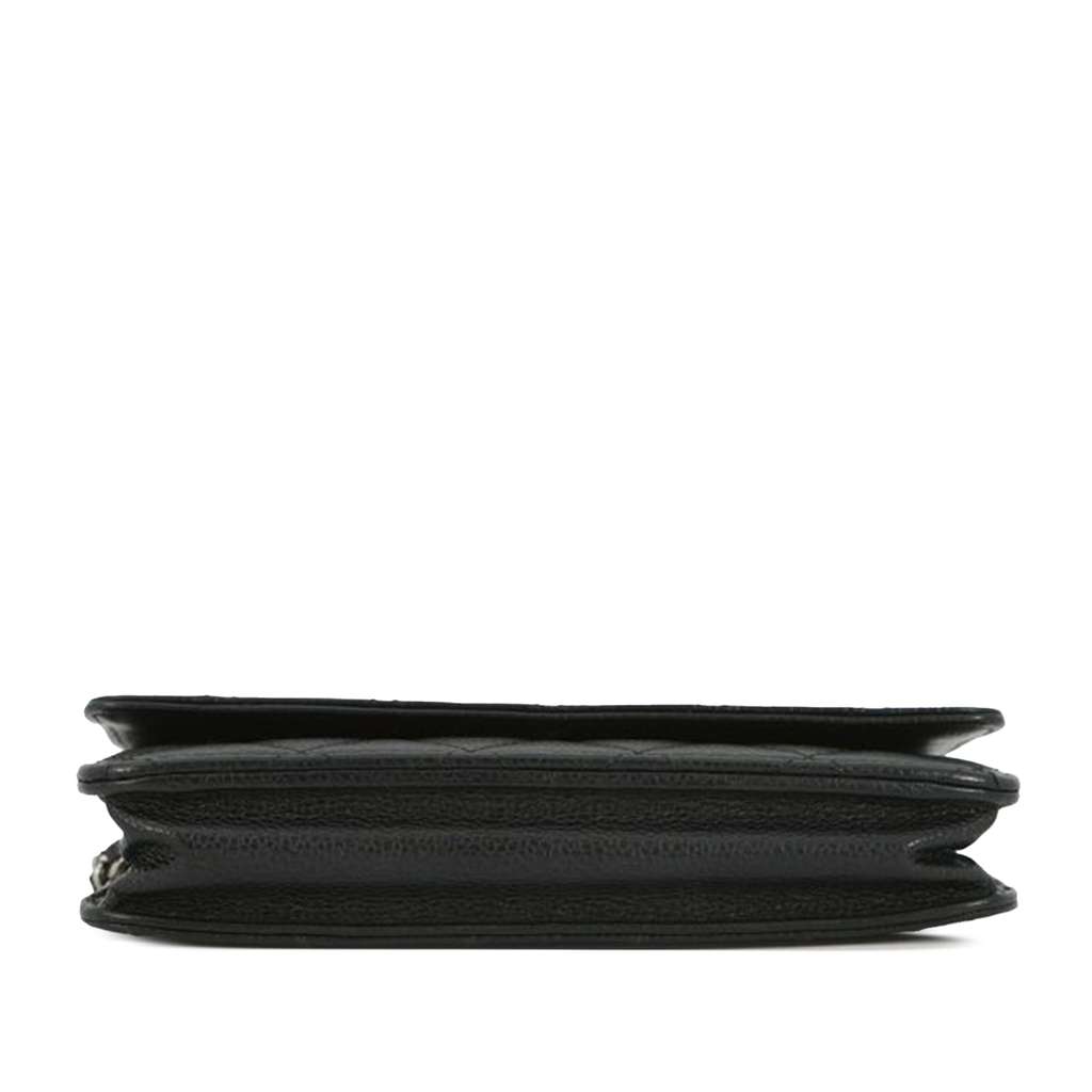 Chanel CC Quilted Caviar Wallet on Chain - 3