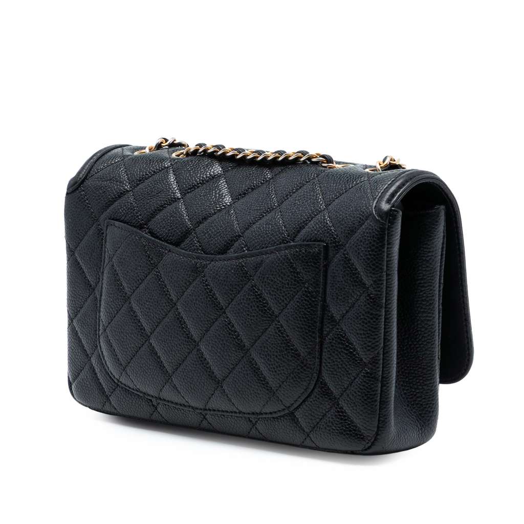 Chanel Small Quilted Caviar CC Filigree Flap - 2