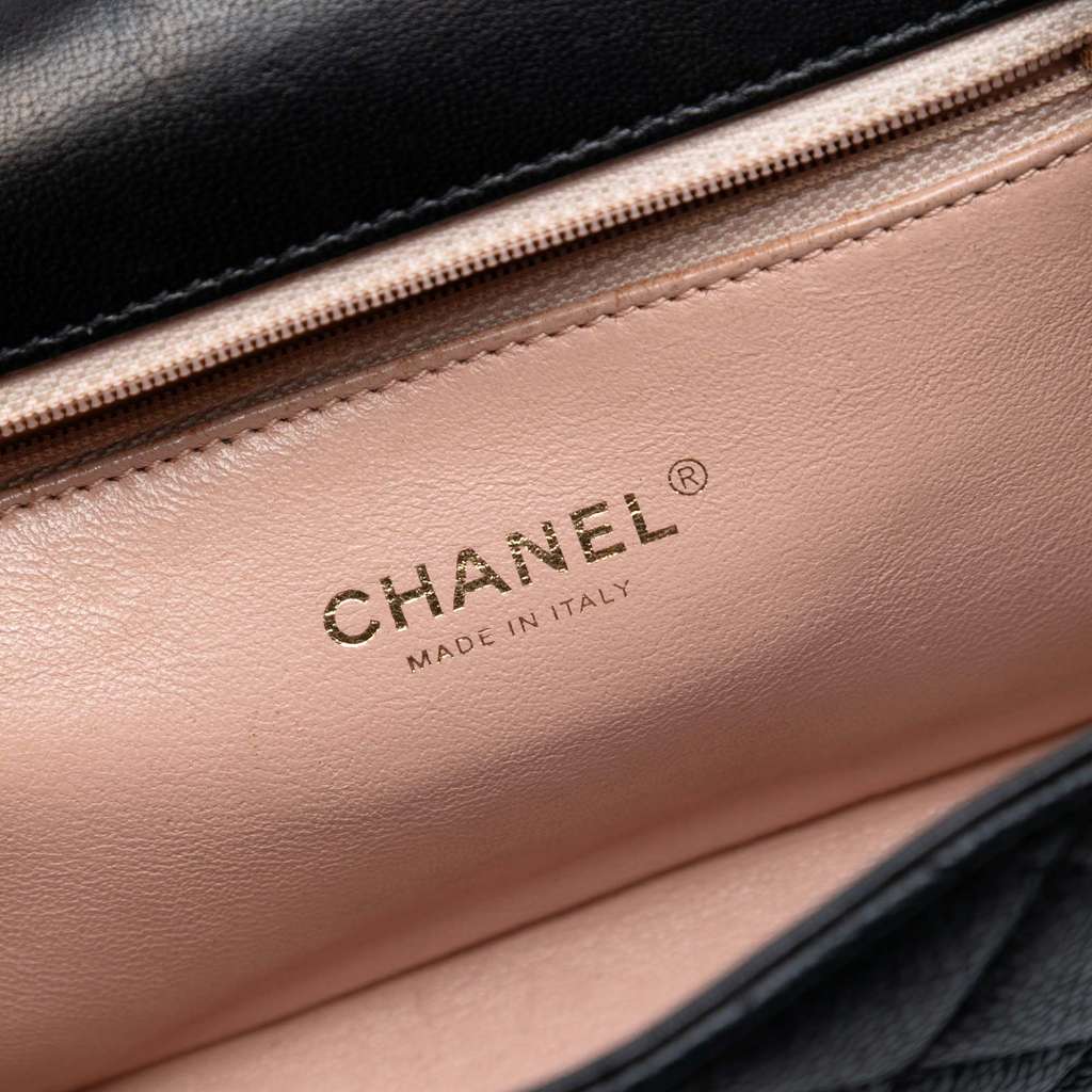 Chanel Small Quilted Caviar CC Filigree Flap - 5