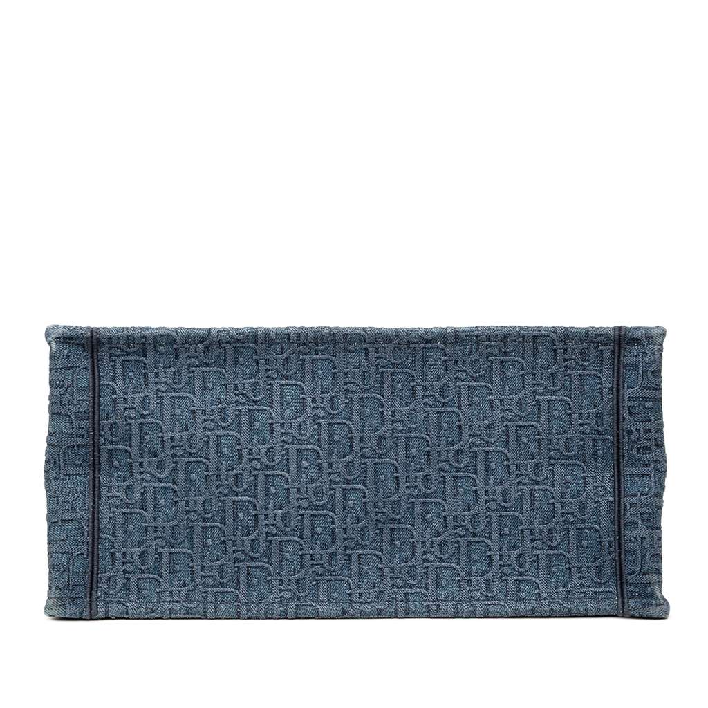 Dior Medium Oblique Denim Book Tote - 3