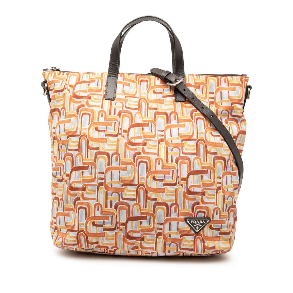 Prada Tessuto Stampato Satchel