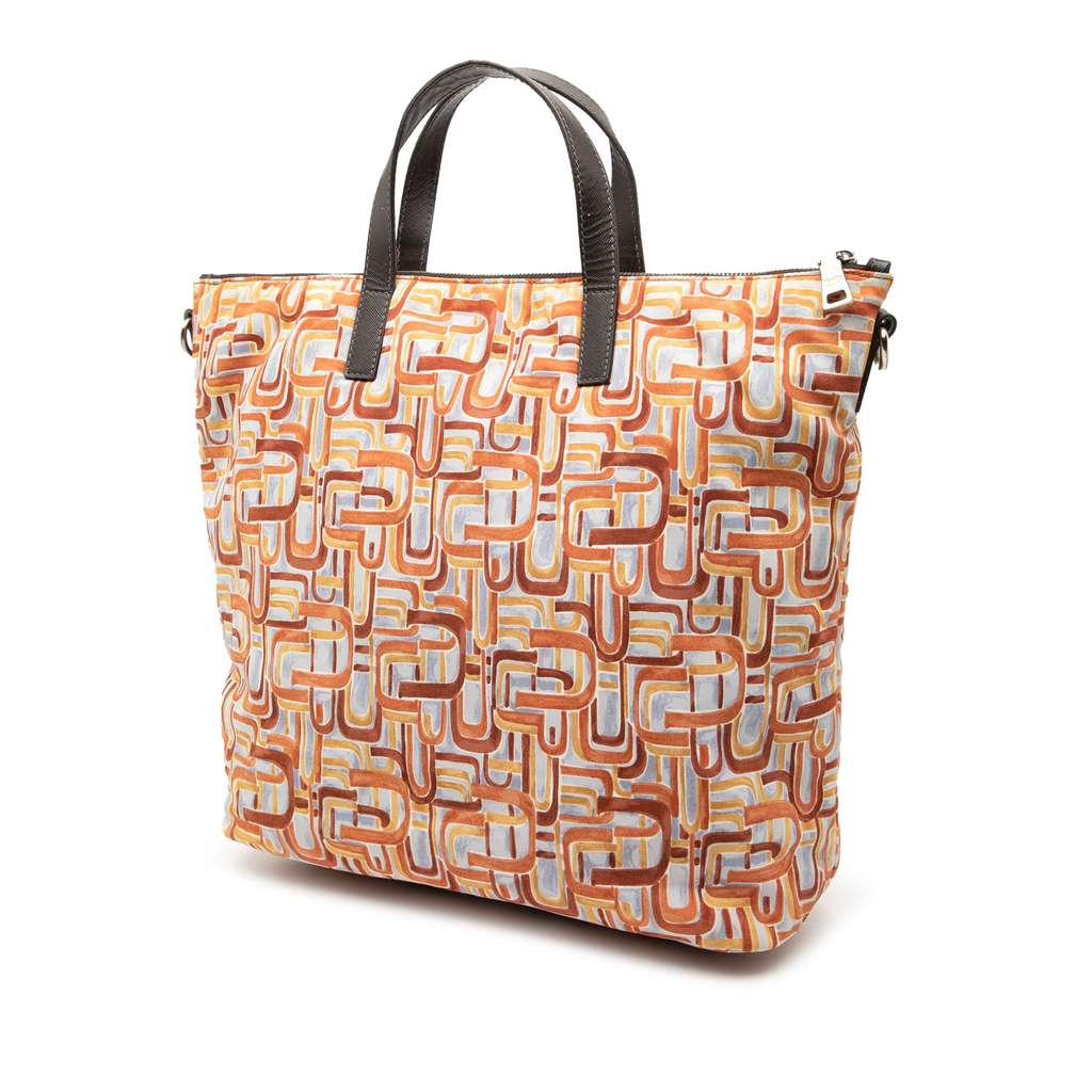 Prada Tessuto Stampato Satchel - 2