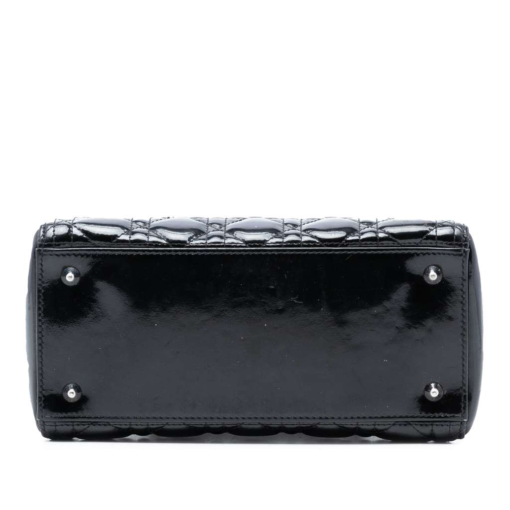 Dior Medium Patent Cannage Lady Dior - 3