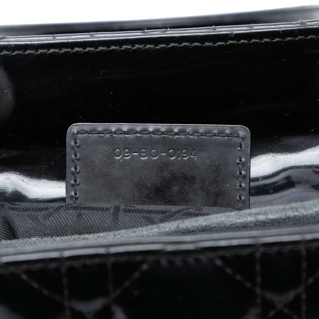 Dior Medium Patent Cannage Lady Dior - 5