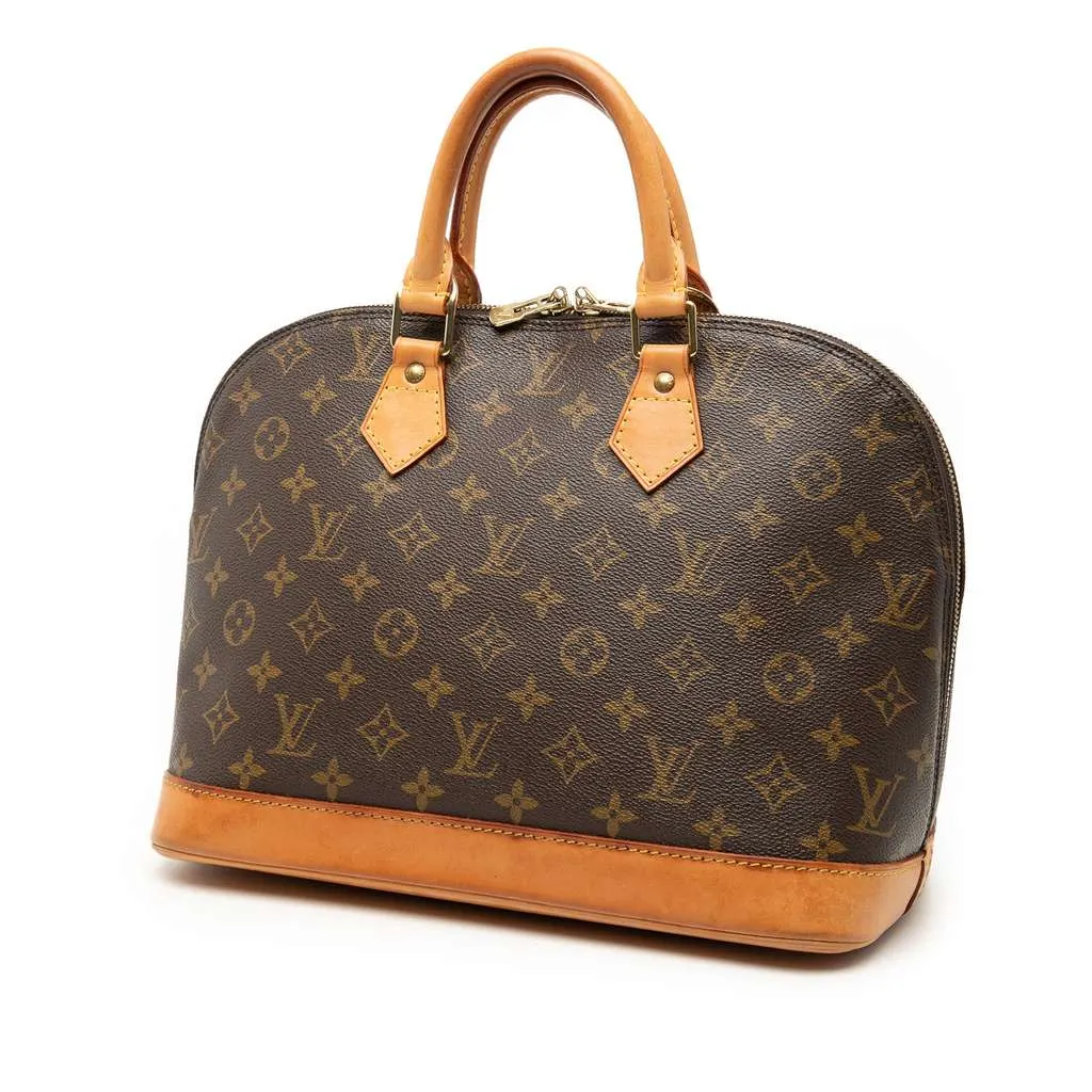 Louis Vuitton Monogram Alma PM Brown Good - Back View