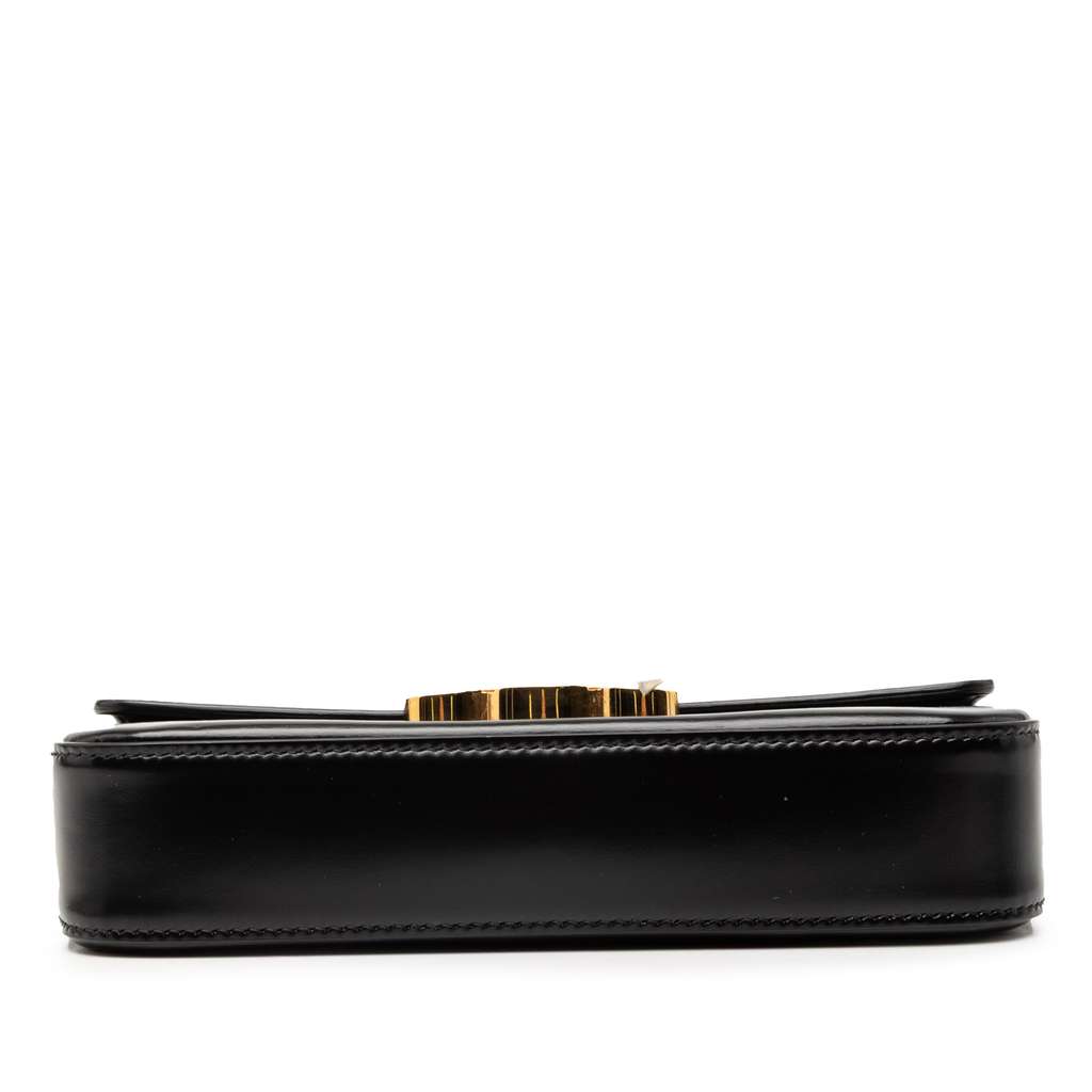 Celine Shiny Calfskin Claude Chain Shoulder Bag - 3