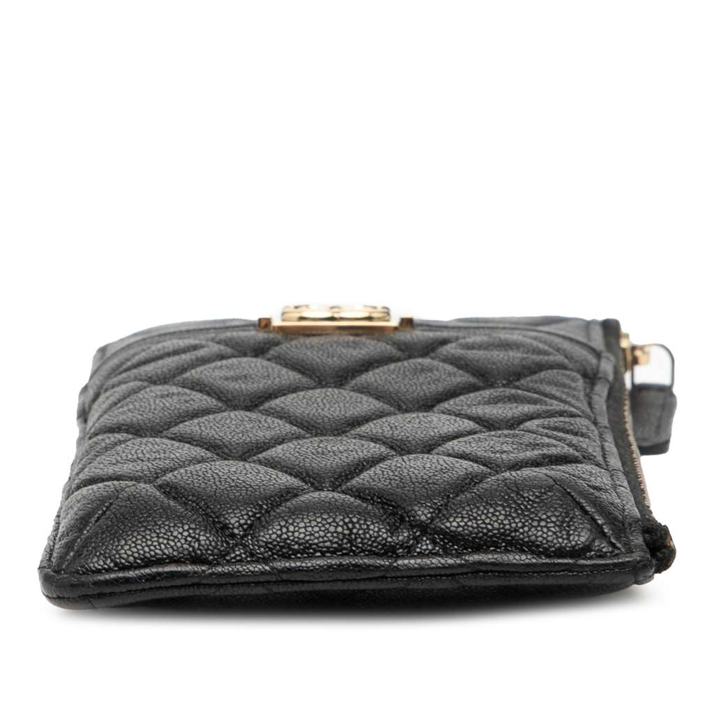 Chanel Quilted Caviar Boy Phone Pouch - 3