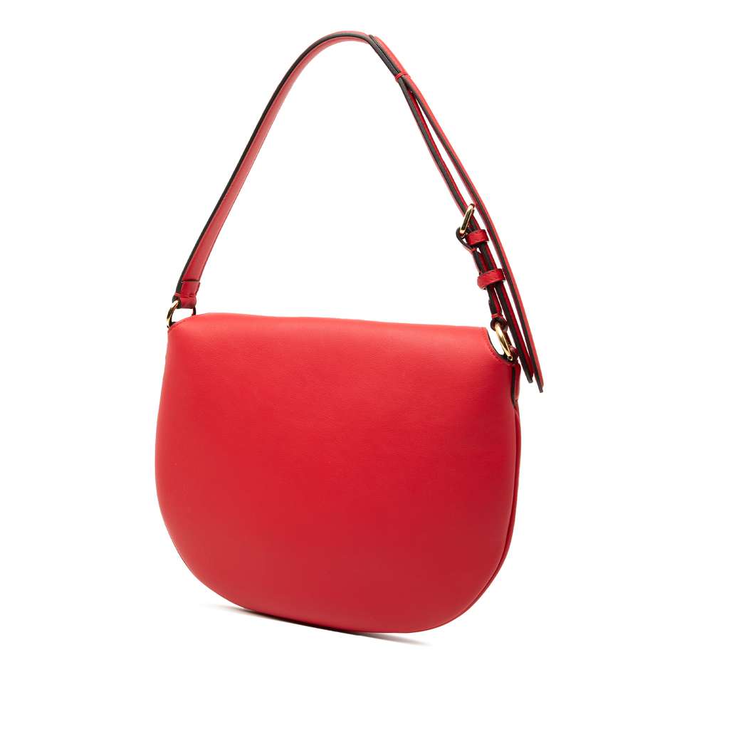 Fendi Small Leather Croissant Hobo - 2