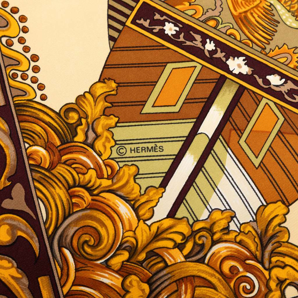 Hermès Jonques Et Sampans Silk Scarf - 5