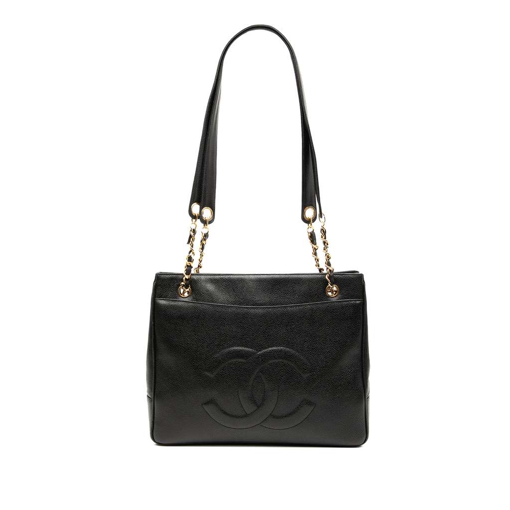Chanel CC Caviar Chain Tote