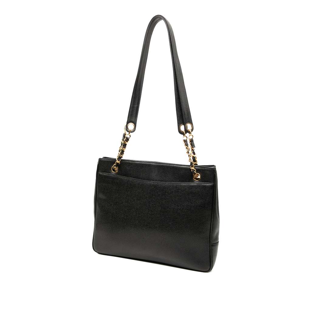 Chanel CC Caviar Chain Tote - 2