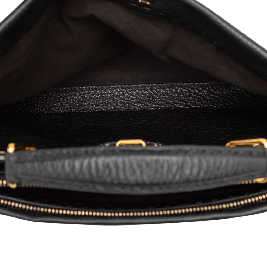 Fendi Large Leather Selleria Monster Peekaboo Iconic Fit Bag - 4