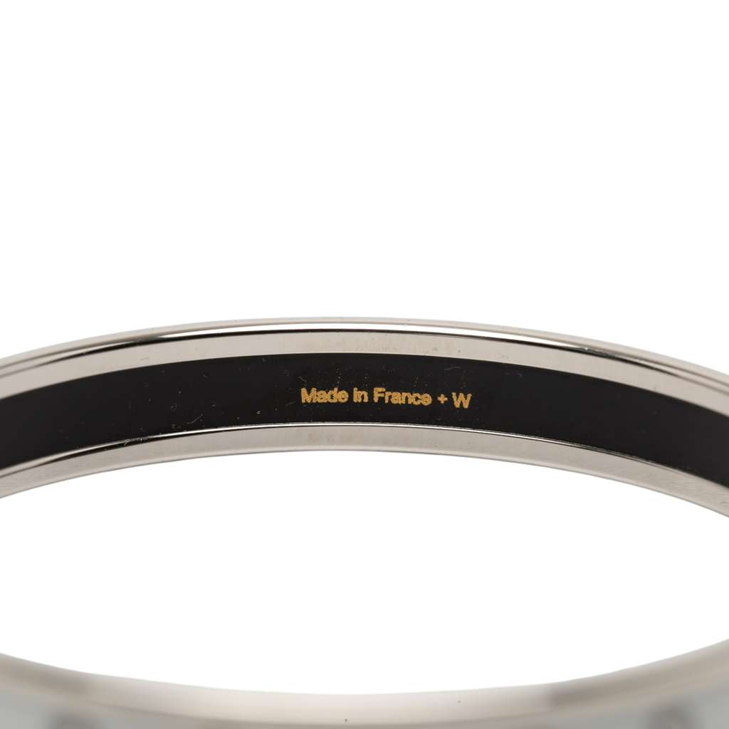 Hermès Narrow Funny Ice Cream Enamel Bangle 62 - 4