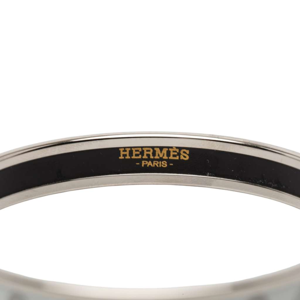 Hermès Narrow Funny Ice Cream Enamel Bangle 62 - 5