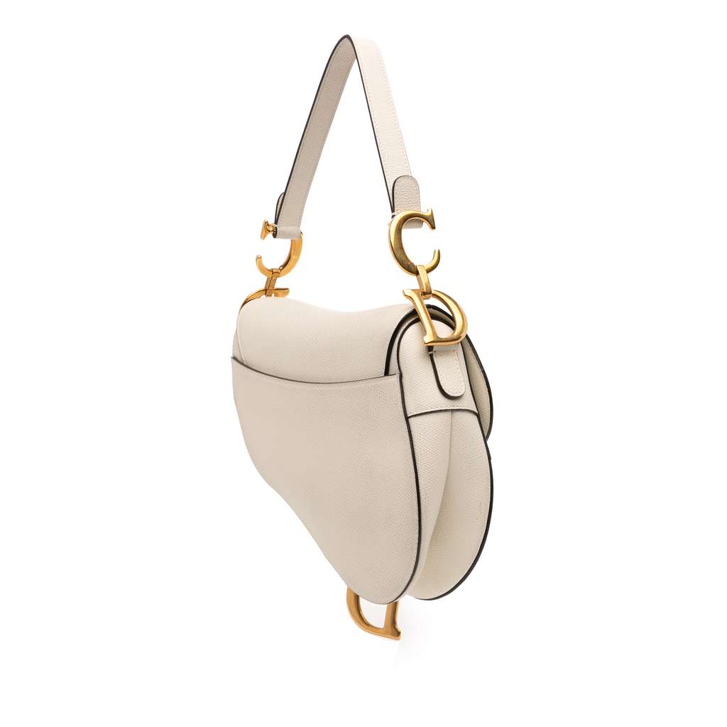 Dior Grained Calfskin Saddle Bag - 2