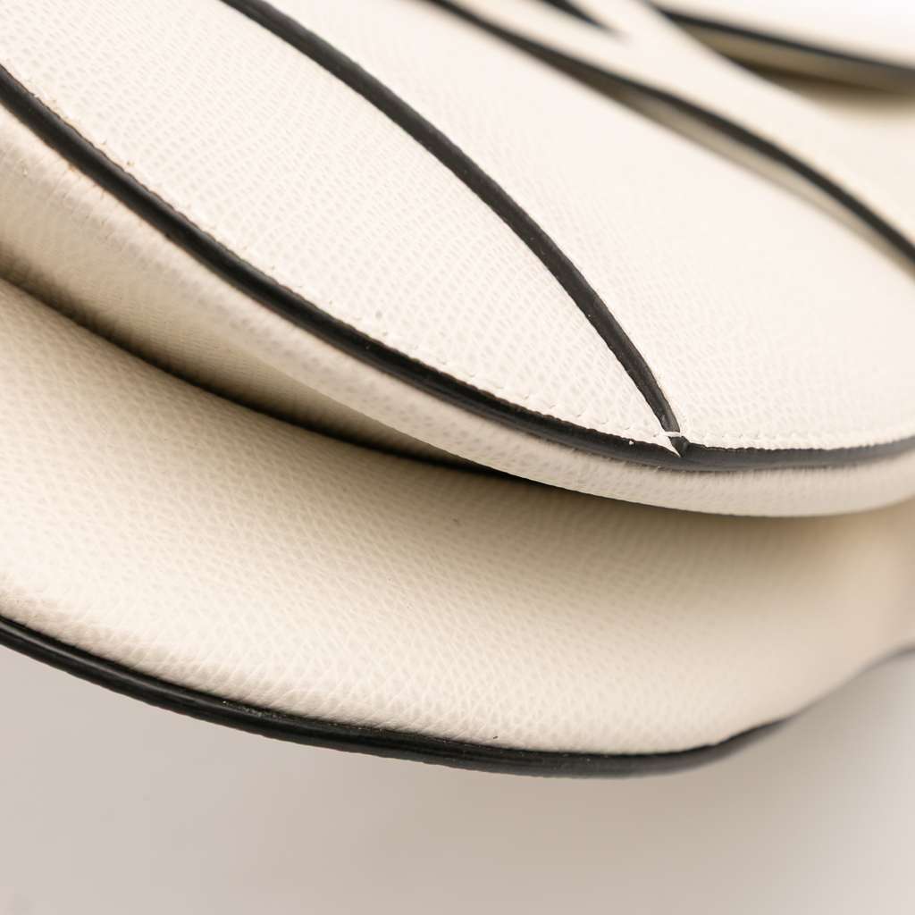 Dior Grained Calfskin Saddle Bag - 4
