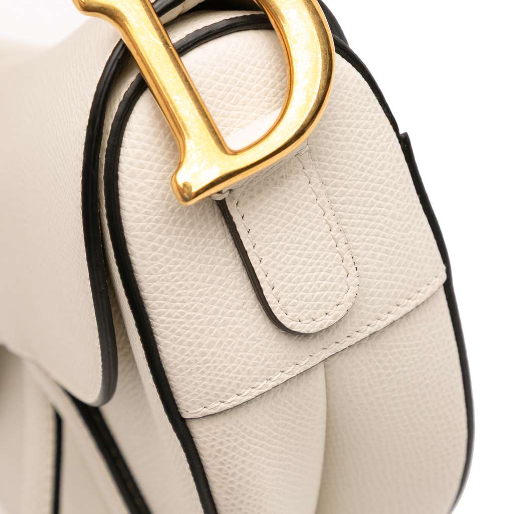 Dior Grained Calfskin Saddle Bag - 5
