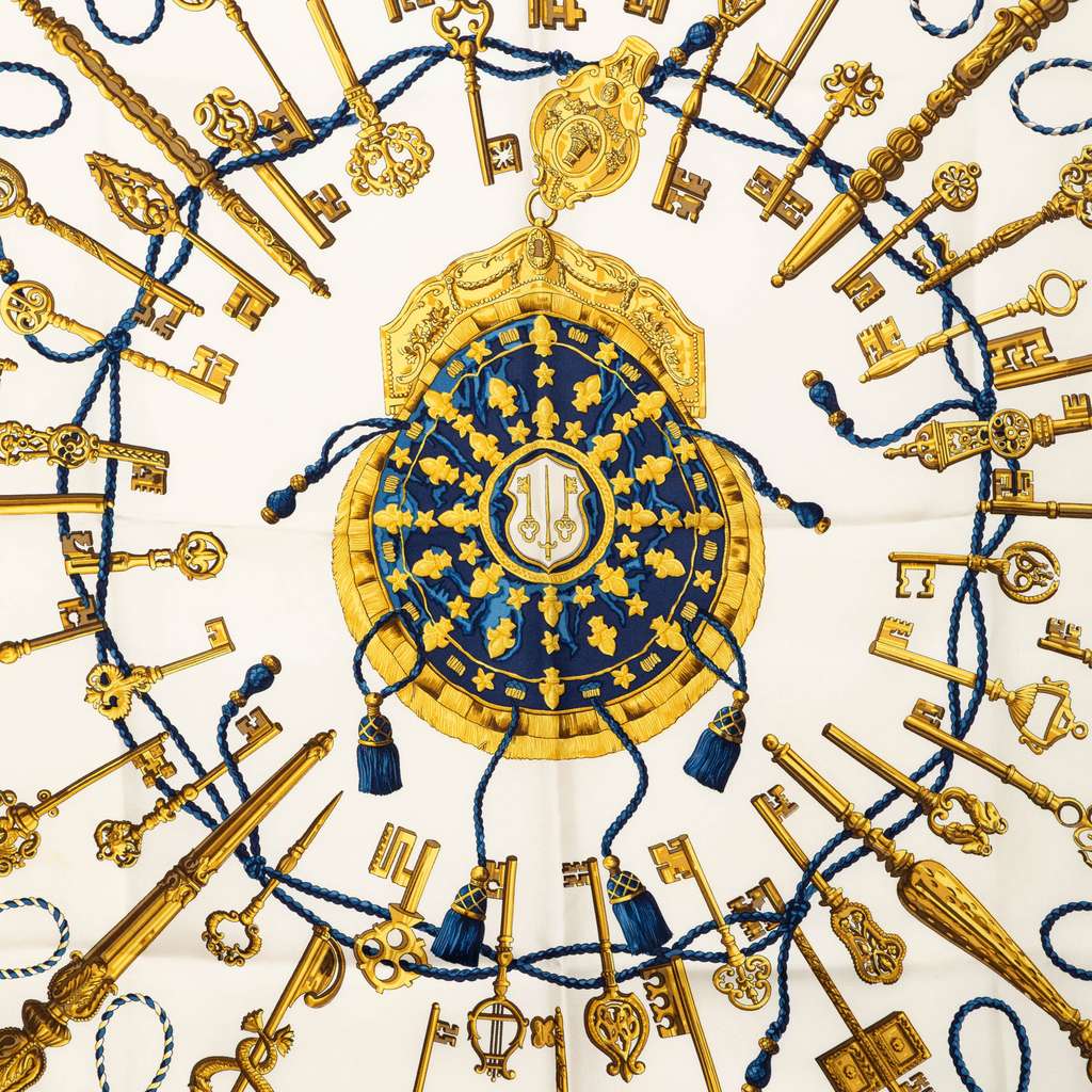 Hermès Les Cles Silk Scarf 90 - 2