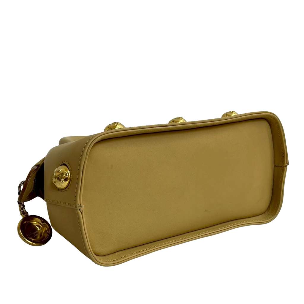 Salvatore Ferragamo Mini Studded Leather Satchel - 3