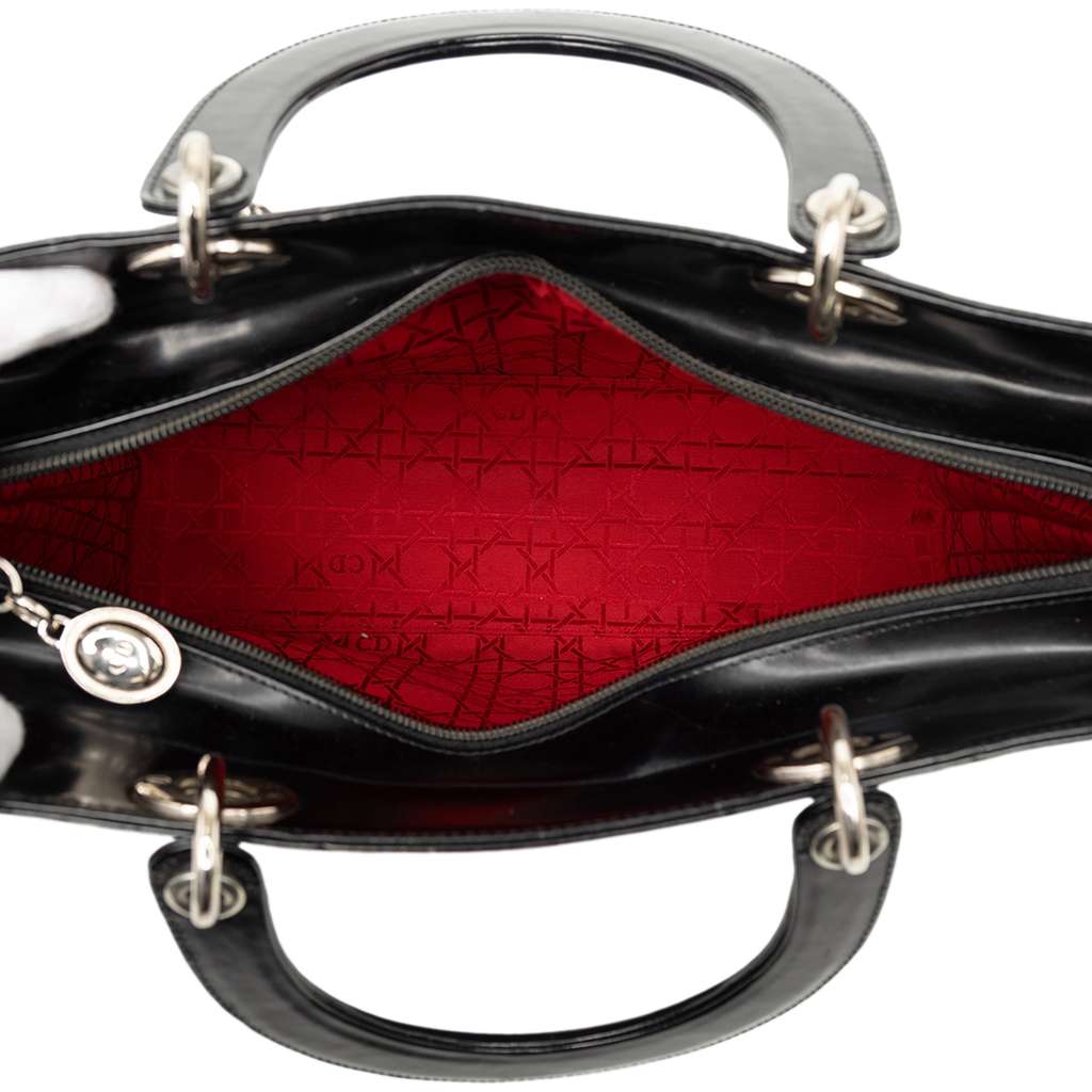 Dior Large Patent Lady Dior - 4