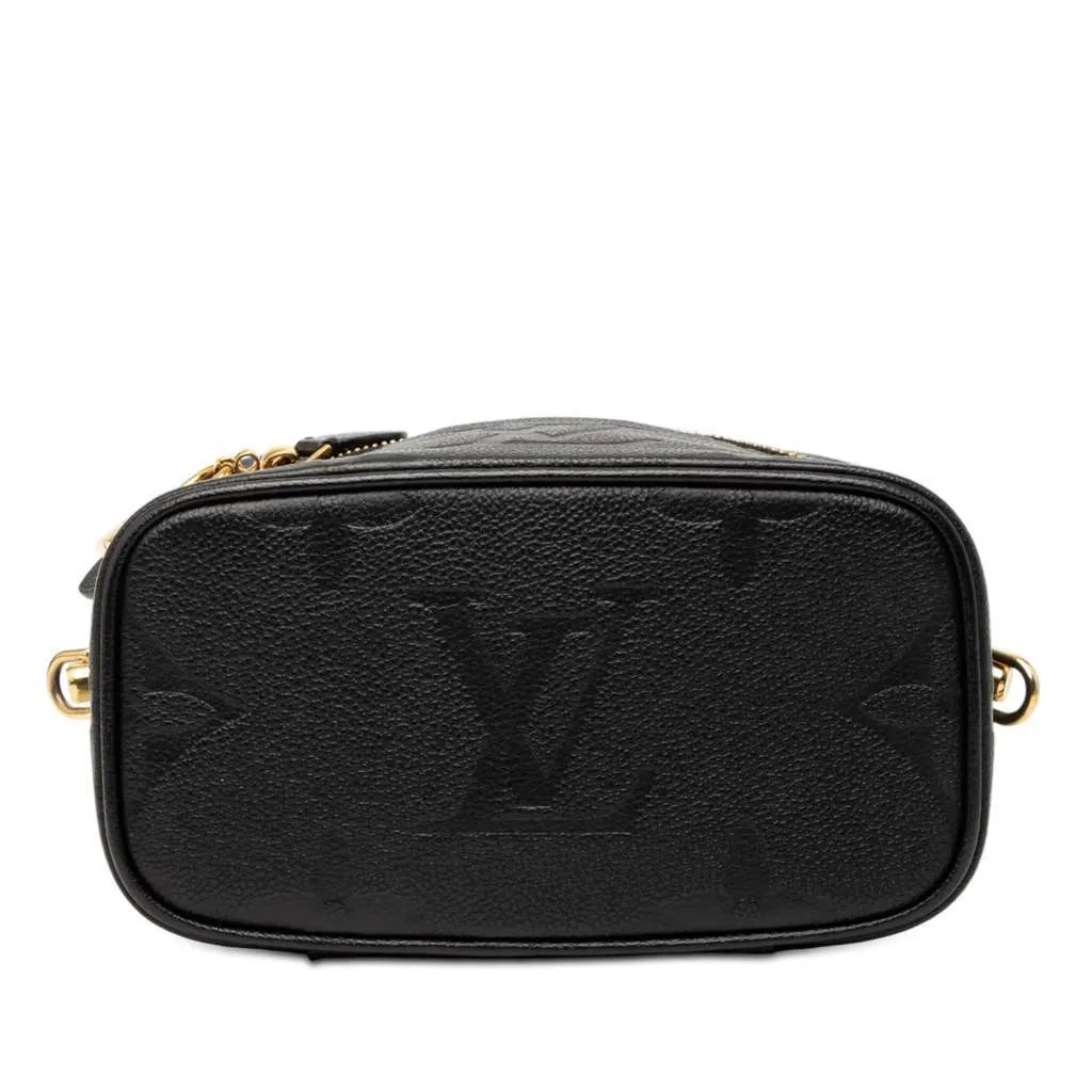 Louis Vuitton Monogram Giant Empreinte Vanity PM Black Leather Very good - Inside View