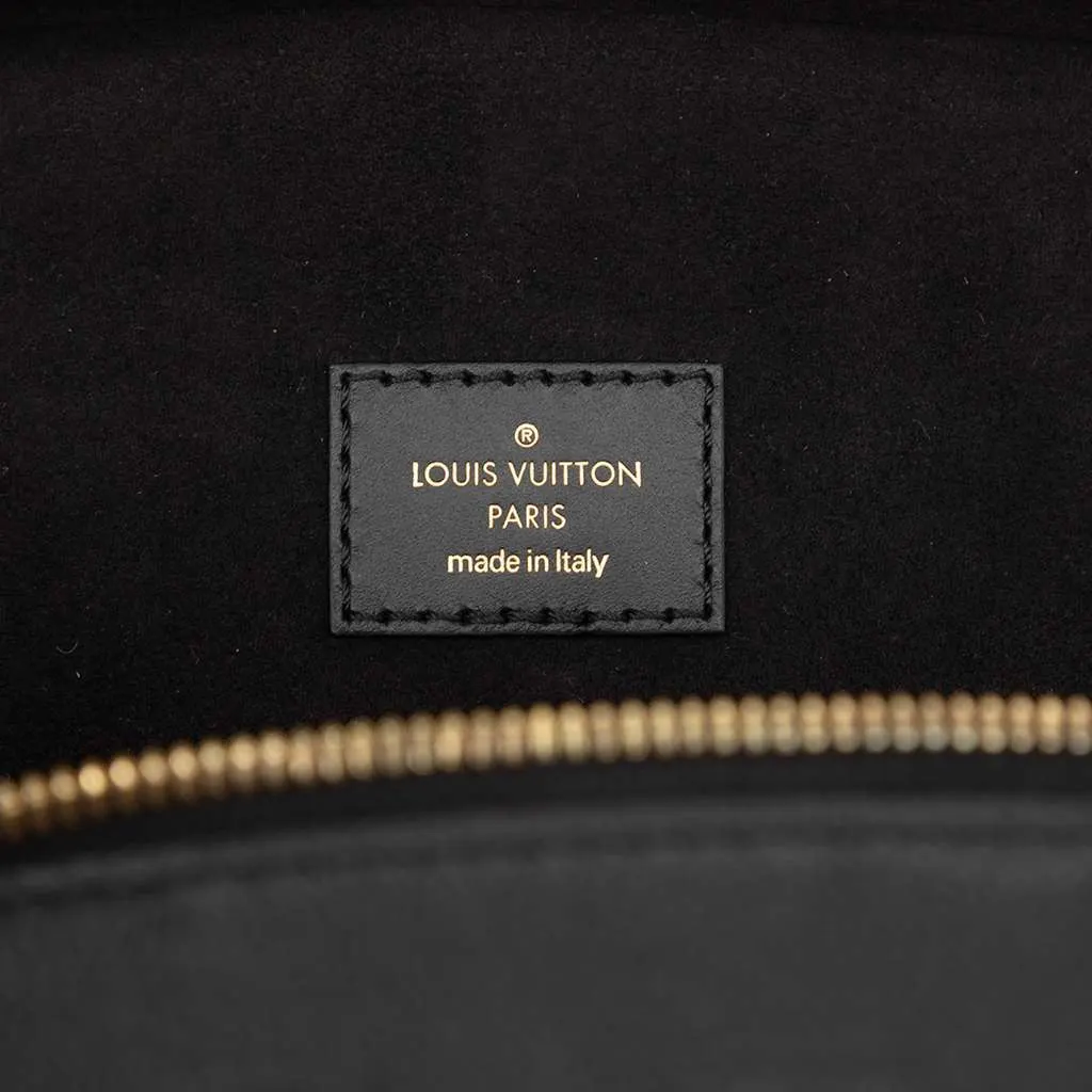 Louis Vuitton Monogram Giant Empreinte Vanity PM Black Leather Very good - Box View