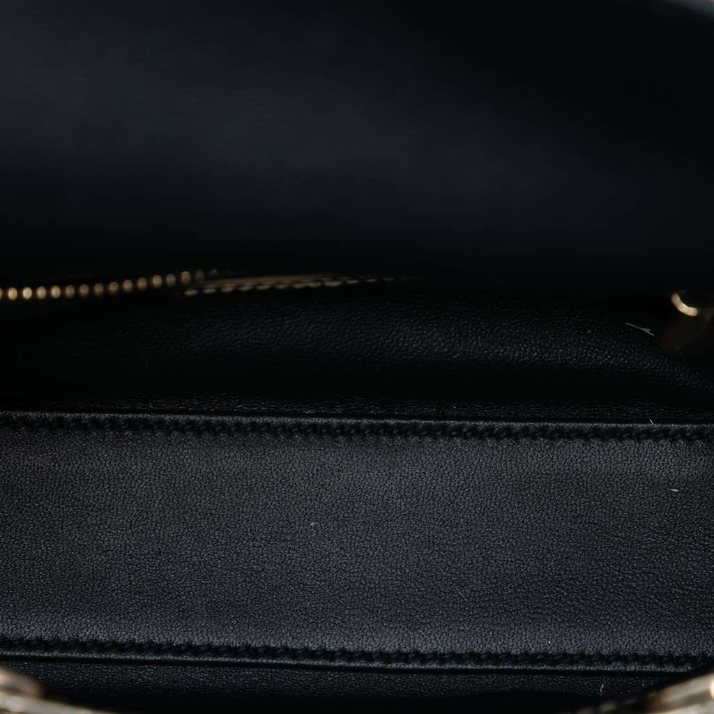 Dior Mini Metallic Patent Microcannage Lady Dior - 4