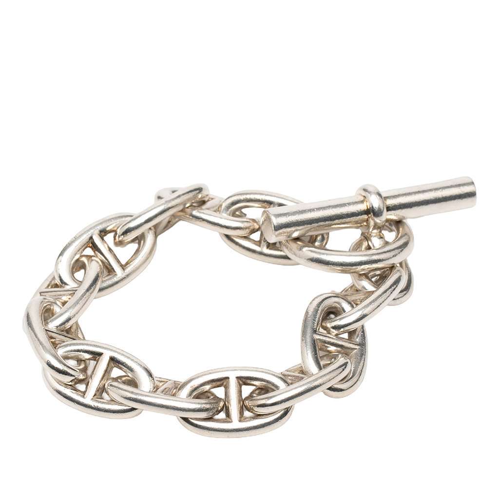Hermès Large Sterling Silver Chaine d'Ancre Bracelet - 2