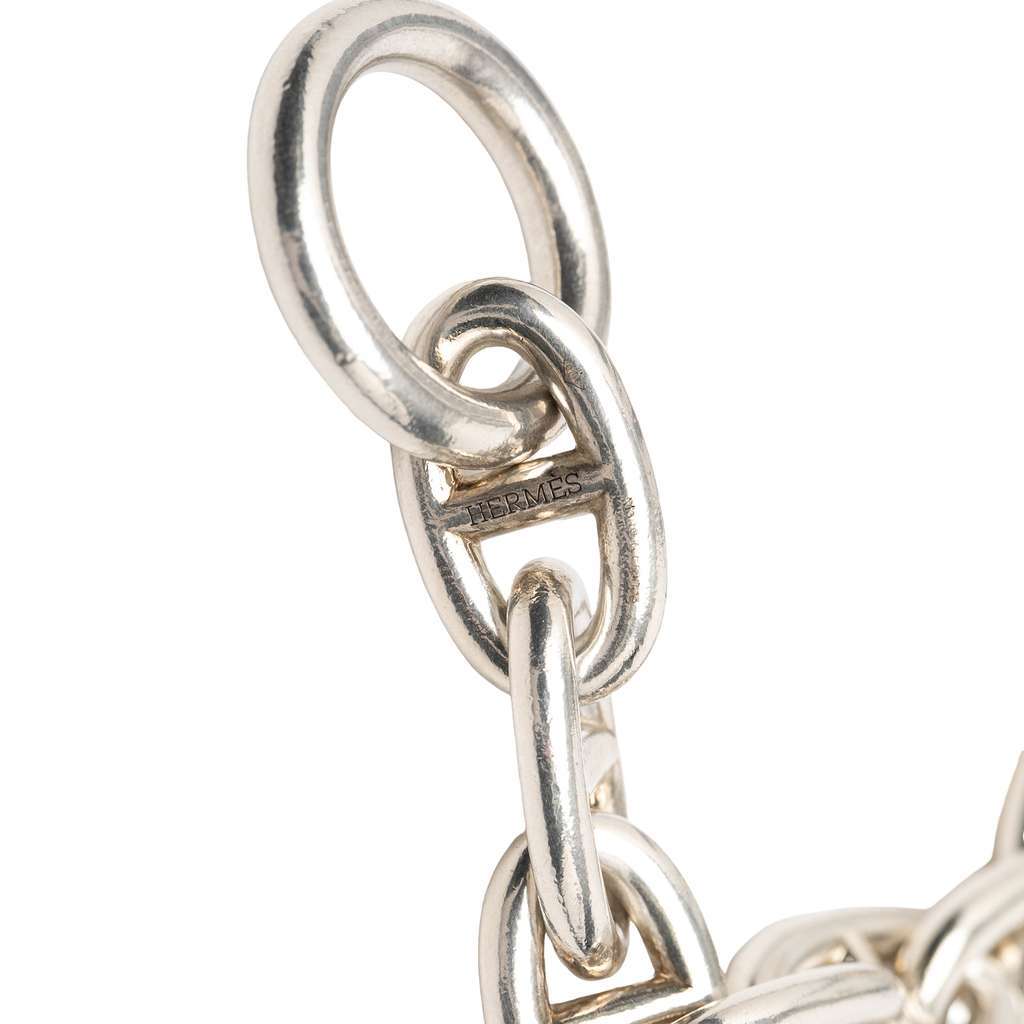 Hermès Large Sterling Silver Chaine d'Ancre Bracelet - 4
