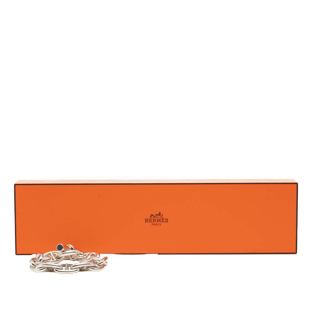Hermès Large Sterling Silver Chaine d'Ancre Bracelet - 5