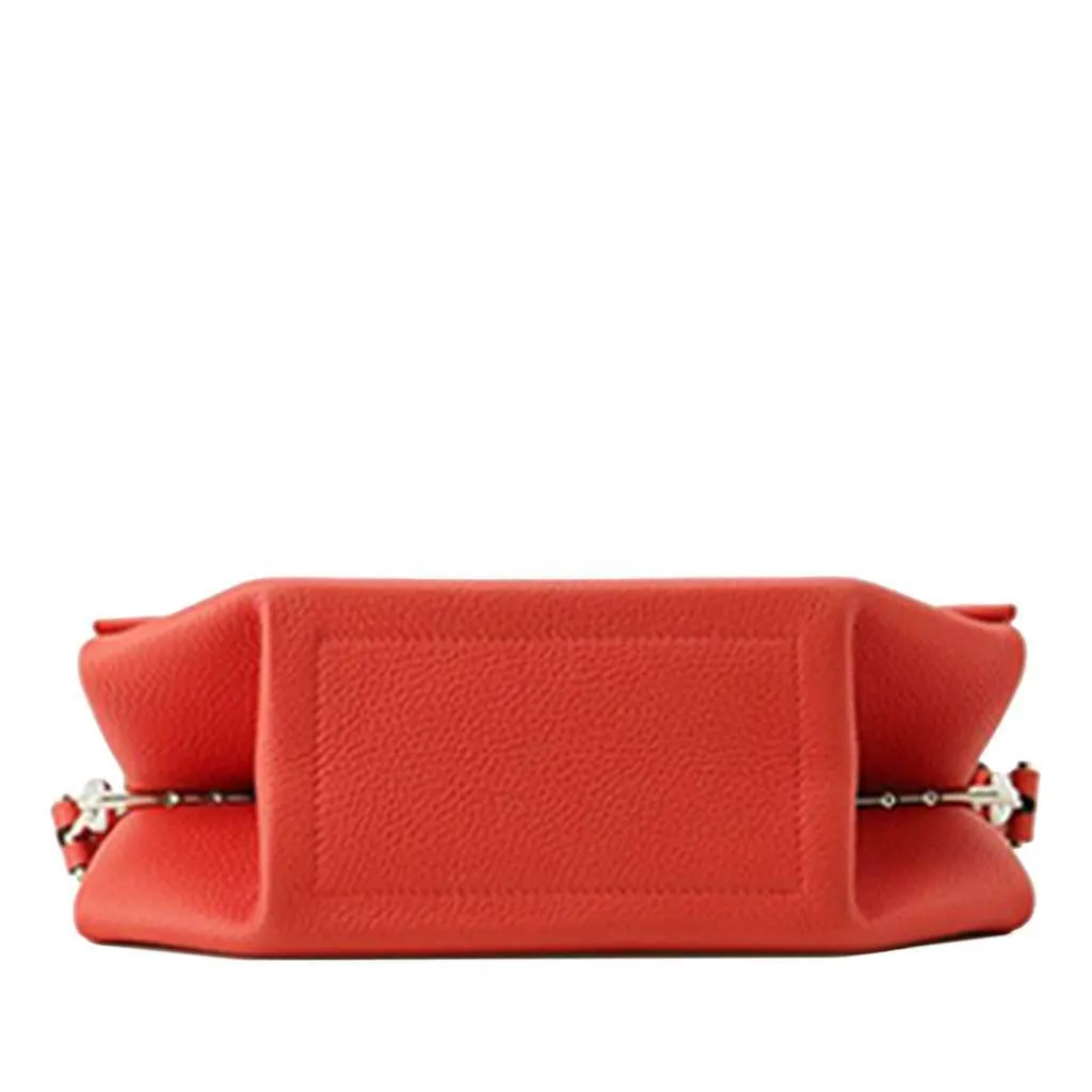 Hermès Taurillon Novillo Opli 24 Red Leather Good - Inside View