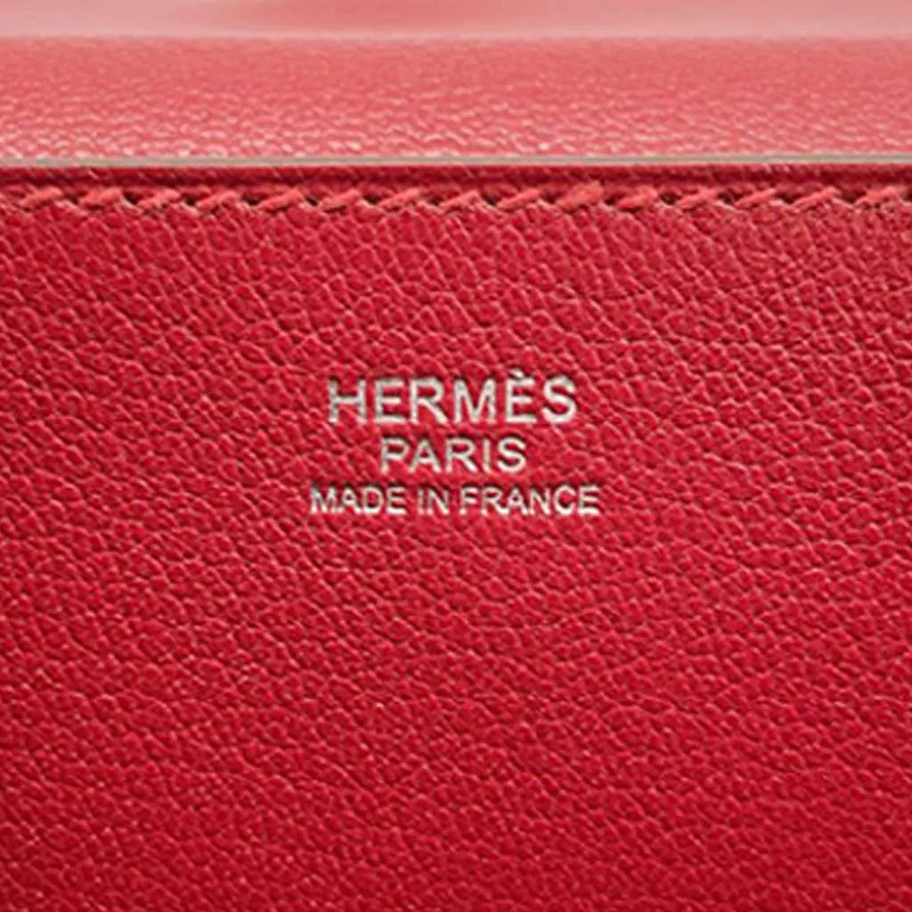 Hermès Taurillon Novillo Opli 24 Red Leather Good - Box View