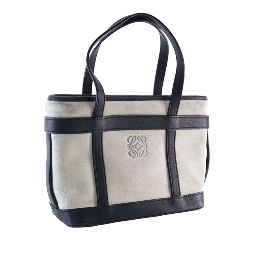 Loewe Mini Suede Anagram Tote - 3