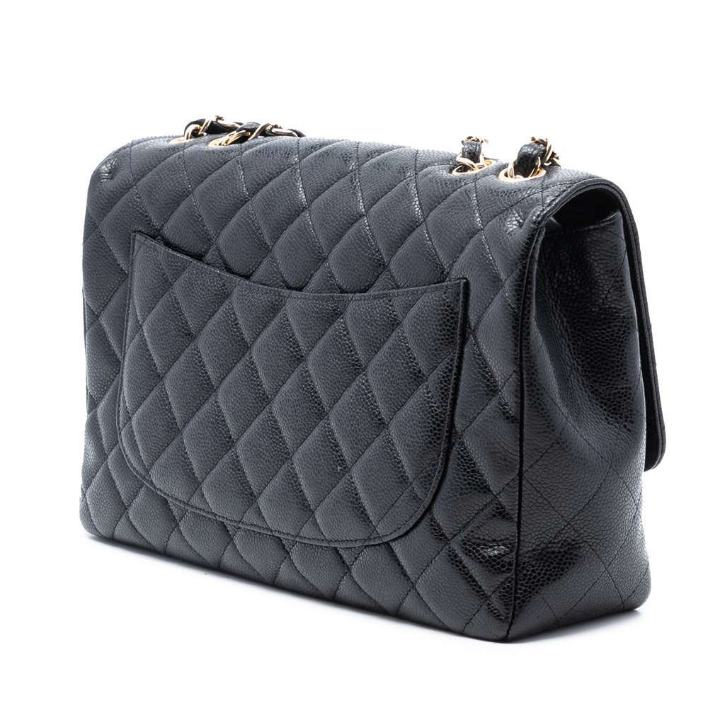 Chanel Jumbo Classic Caviar Single Flap - 2
