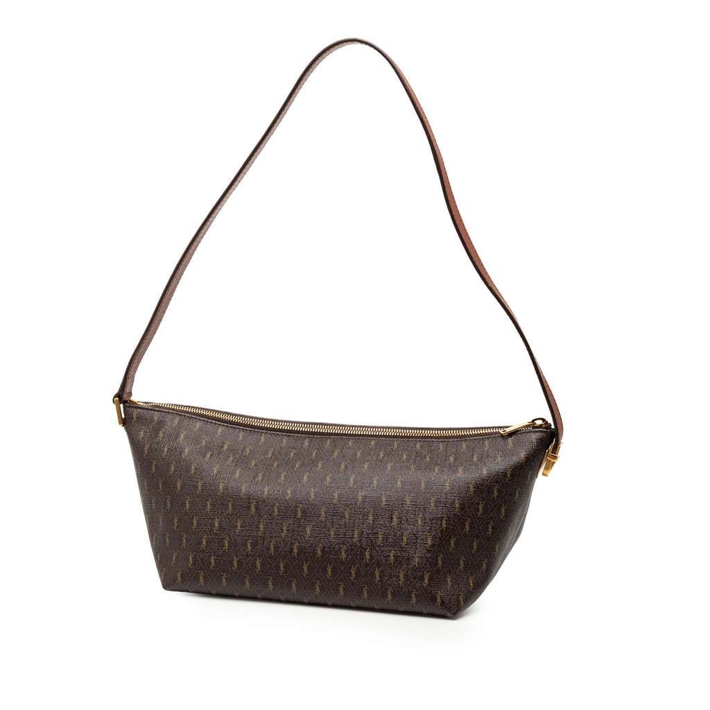 Saint Laurent Coated Canvas Le Monogramme Shoulder Bag - 2