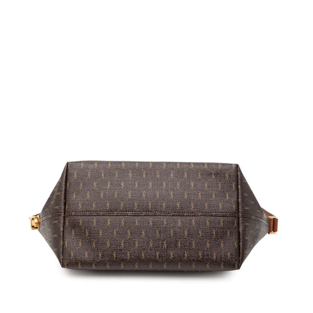 Saint Laurent Coated Canvas Le Monogramme Shoulder Bag - 3