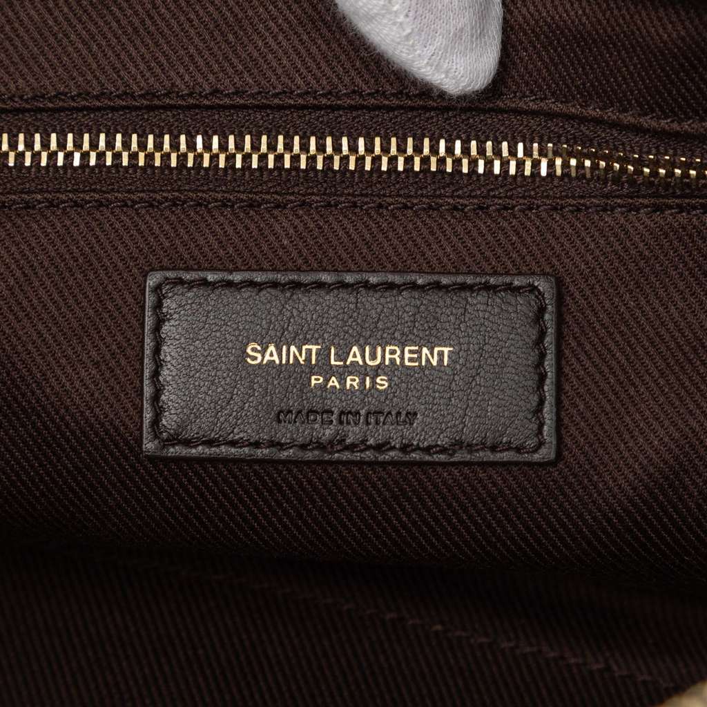 Saint Laurent Coated Canvas Le Monogramme Shoulder Bag - 5
