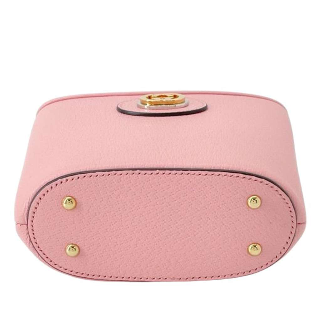 Gucci Mini Dollar Calfskin Bamboo Marina Bucket Bag - 3