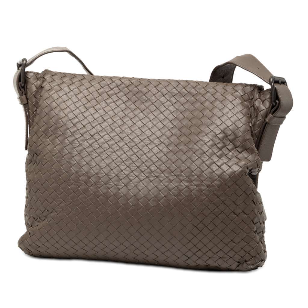 Bottega Veneta Nappa Intrecciato Messenger Bag - 2
