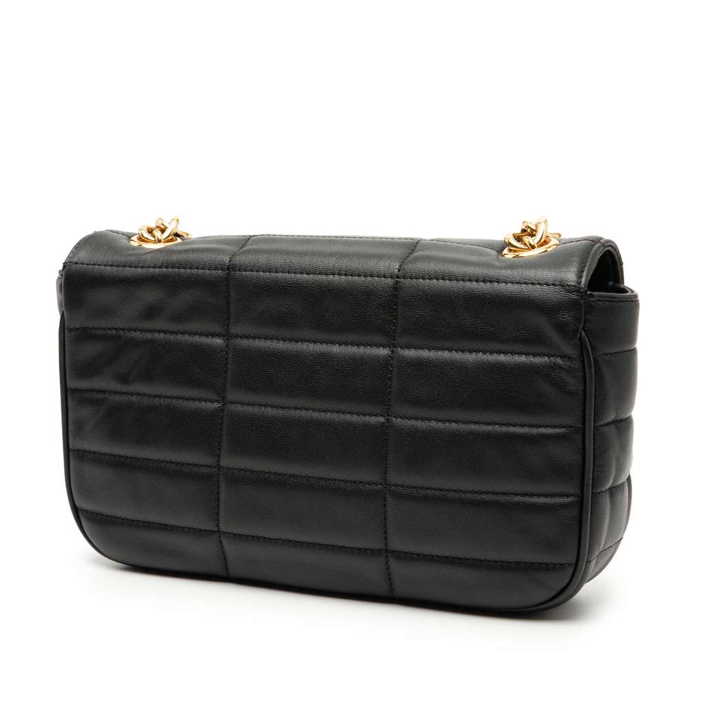 Celine Matelasse Goatskin Monochrome Chain Shoulder Bag - 2