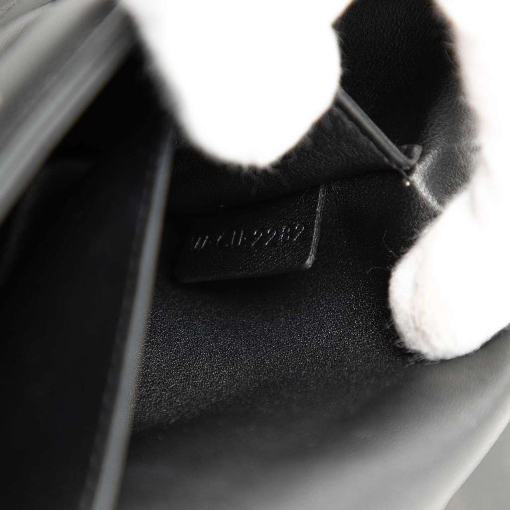 Celine Matelasse Goatskin Monochrome Chain Shoulder Bag - 5