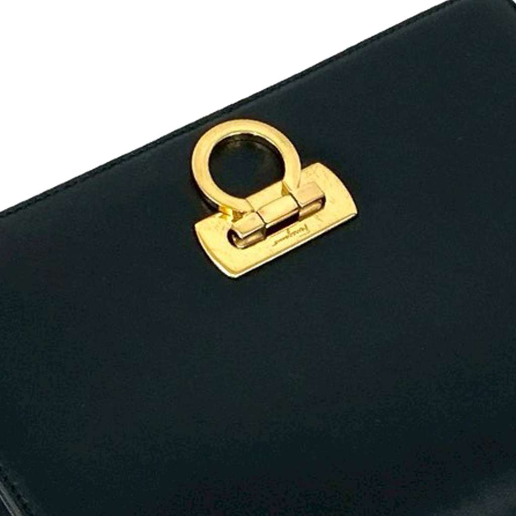 Salvatore Ferragamo Leather Gancini Crossbody - 4