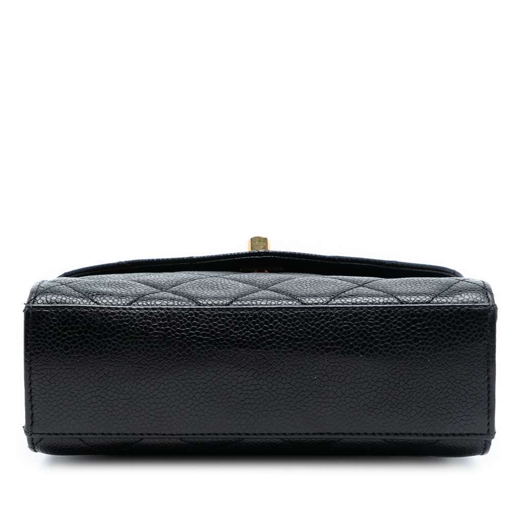 Chanel Mini CC Quilted Caviar Envelope Flap - 3